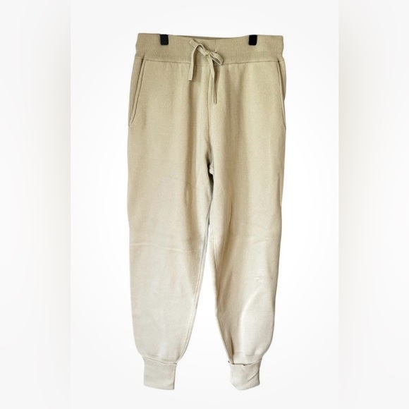 NWT -FREAK'S STORE Japan Women’s Long Cuff Pull On Joggers Cream/Tan Size Small - Picture 1 of 5